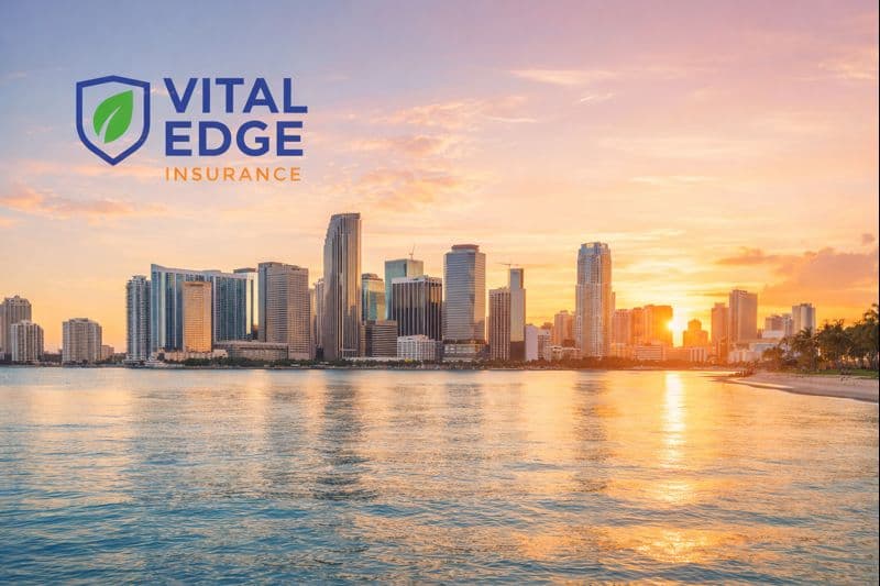 Miami skyline at dusk